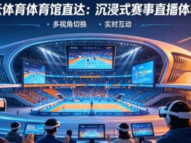【球盟会】从单一直播到沉浸式互动:2026数字体育观赛体验正在升级