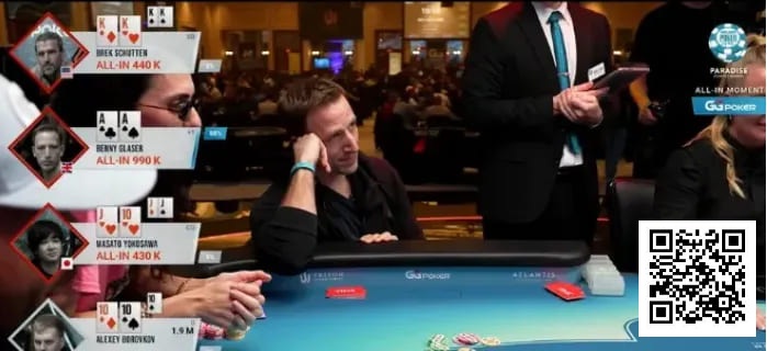 【EV扑克】四家全下！AA、KK、TT、同花，谁是最后赢家？【球盟会】