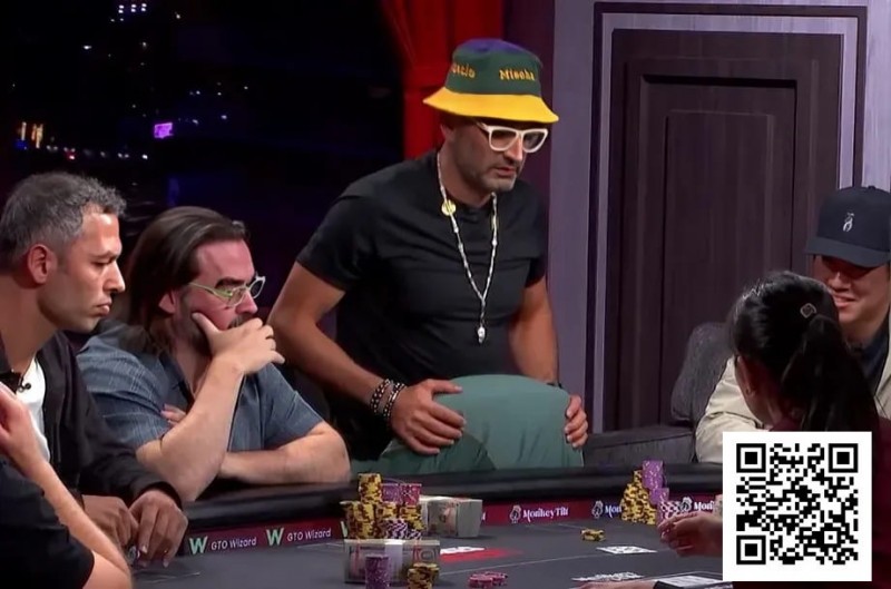 【EV扑克】史上最惨cooler之一！A葫芦撞四条8，魔术师豪夺82W刀巨池！【球盟会】