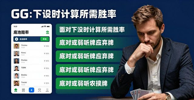 【球盟会】大发扑克实战攻略:位置优势与底池控制,新手稳定盈利指南