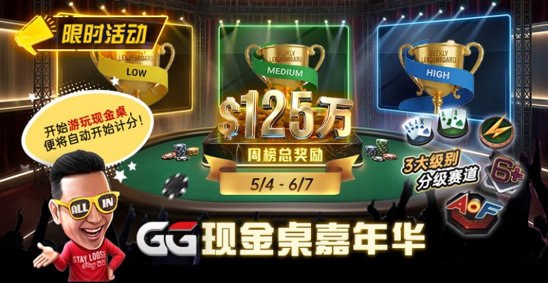 【EV扑克】GG现金桌嘉年华2026｜排行榜规则+积分机制+每日/每周奖励详解【球盟会】