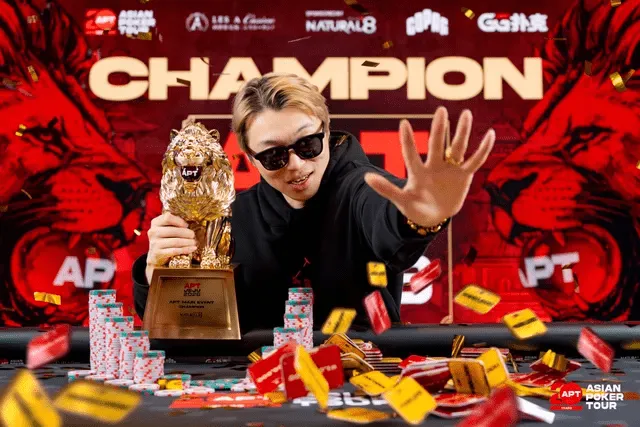 【EV扑克】2026 APT济州站 | 二度征战终圆梦!中国Jianfeng Sun问鼎主赛冠军,创生涯最佳4.275亿韩元(约31.9万美元)!